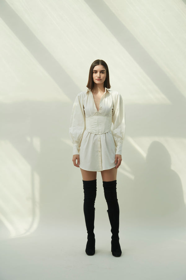 Bianca : Shirt Dress + Corset