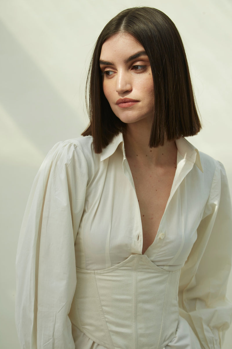Bianca : Shirt Dress + Corset