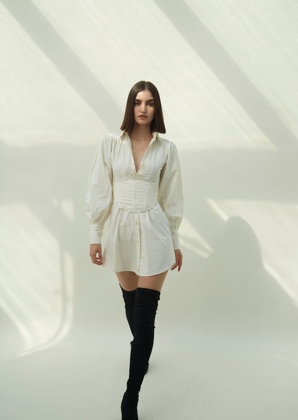 Bianca : Shirt Dress + Corset