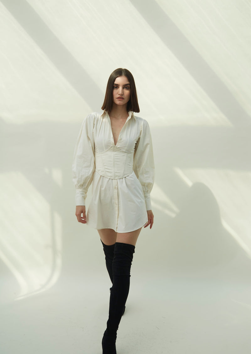 Bianca : Shirt Dress + Corset